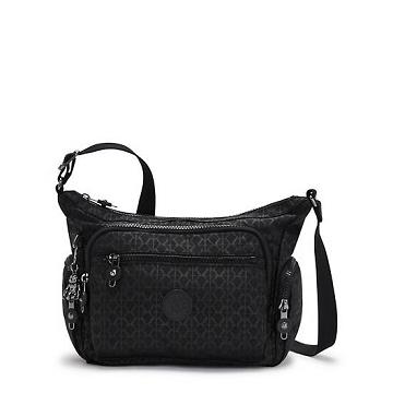 Kipling Gabbie Small Printed Torba Crossbody Crne | HR 1147XY